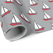 Segelboot Cadeaupapier (Rol Hoek)