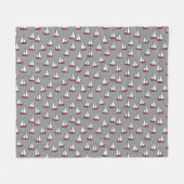 Segelboot Fleece Deken (Voorkant (Horizontaal))