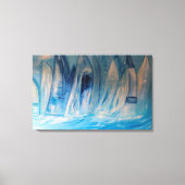 Segeln an einem Sommertag Canvas Afdruk (Voorkant)