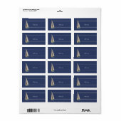 Segelschiff Etiket (Full Sheet)