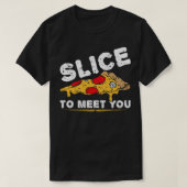 Segment om je te ontmoeten pizza t-shirt (Design voorkant)