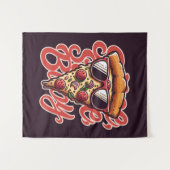 Segment, plak, baby. pizza wandkleed (Voorkant (horizontaal))