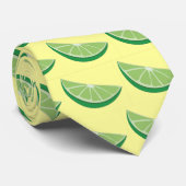 Segment van Limoen Stropdas (Opgerold)