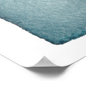 Segmented Cool Hues Watercolor Art Poster (Hoek)