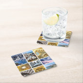 Segmenten van Chicago Kartonnen Onderzetters (Insitu)