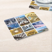 Segmenten van Chicago Kartonnen Onderzetters (Schuin)