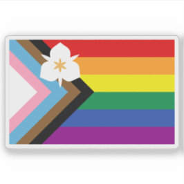 "Sego Belonging"-vlag van Salt Lake City, Utah, Ve Sticker
