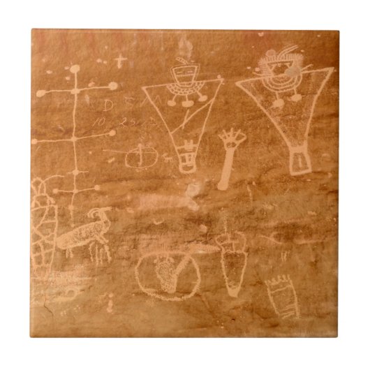 Sego Canyon Petroglyphs - Thompson Springs - Utah Tegeltje (Voorkant)