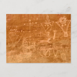 Sego Canyon Petroglyphs, Utah Briefkaart