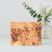 Sego Canyon Rock Art Utah Pictogram Briefkaart (Staand voorkant)