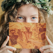 Sego Canyon Rock Art Utah Pictogram Briefkaart