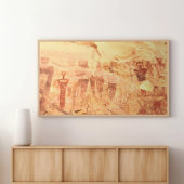 Sego Canyon Rock Art Utah Pictogram Canvas Afdruk