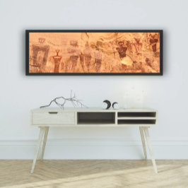 Sego Canyon Rock Art Utah Pictogram Poster