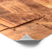 Sego Canyon Rock Art Utah Pictogram Poster (Hoek)