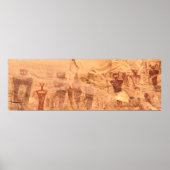 Sego Canyon Rock Art Utah Pictogram Poster (Voorkant)