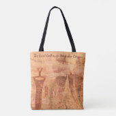 Sego Canyon Rock Art Utah Pictogram Tote Bag (Achterkant)