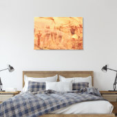 Sego Canyon Rotskunst Utah Pictogram Canvas Afdruk (Insitu (Slaapkamer))