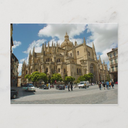 Segovia Cathedral - Spanje Briefkaart (Voorkant)