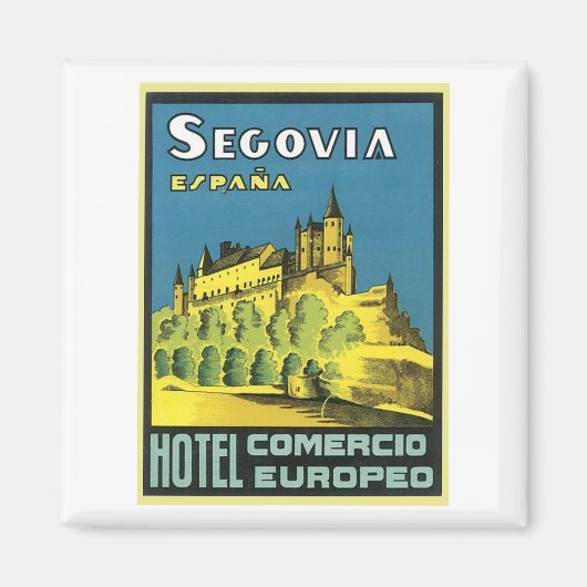 Segovia Espana Hotel Comercio Europeo Magneet (Voorkant)