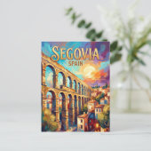 Segovia Spanje Briefkaart (Staand voorkant)
