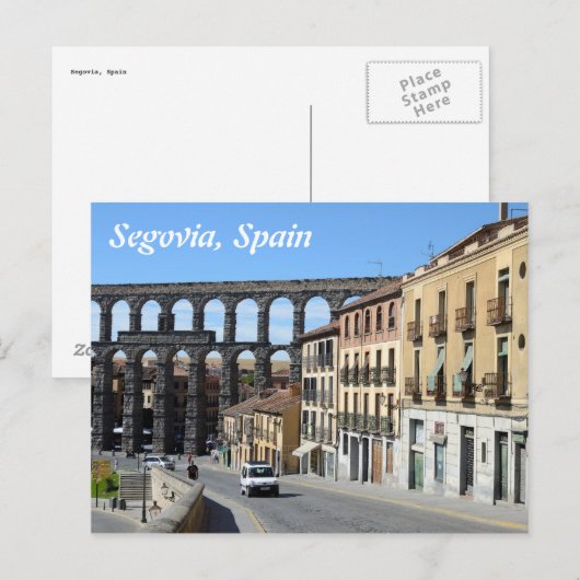 Segovia, Spanje Briefkaart (Voorkant / Achterkant)