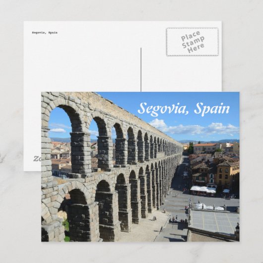 Segovia, Spanje Briefkaart (Voorkant / Achterkant)