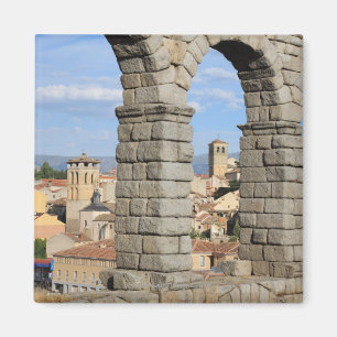 Segovia, Spanje is een werelderfgoedgebied van de Magneet