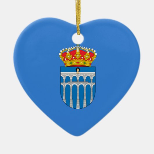 Segovia (Spanje) Keramisch Ornament (Voorkant)