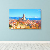 Segovia, Spanje landschap Canvas Afdruk (Insitu (Houten vloer))