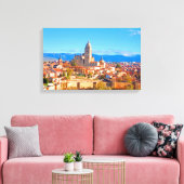 Segovia, Spanje landschap Canvas Afdruk (Insitu (Woonkamer))