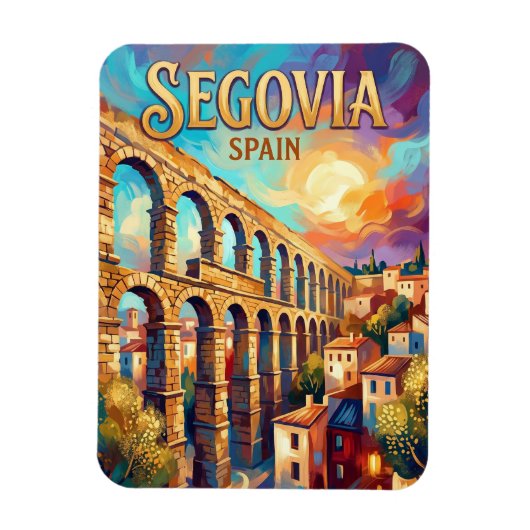 Segovia Spanje Magneet (Verticaal)