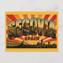 Segovia Spanje Romeinse Aquaduct Briefkaart