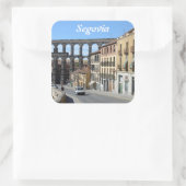 Segovia, Spanje Vierkante Sticker (Tas)