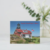 Seguin Island Light, Maine Briefkaart (Staand voorkant)