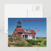 Seguin Island Light, Maine Briefkaart (Voorkant / Achterkant)