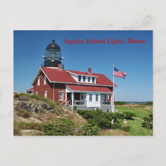 Seguin Island Light, Maine Briefkaart (Voorkant)
