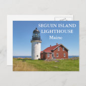 Seguin Island Lighthouse, Maine Briefkaart (Voorkant / Achterkant)
