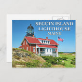 Seguin Island Lighthouse, Maine Briefkaart (Voorkant / Achterkant)