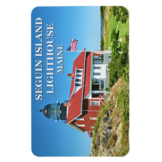 Seguin Island Lighthouse, Maine Flexi Magnet Magneet (Verticaal)