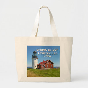 Seguin Island Lighthouse, Maine Jumbo Canvas tas