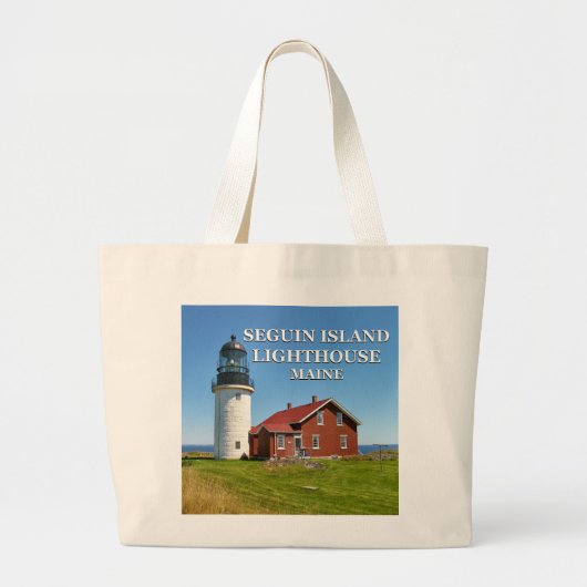 Seguin Island Lighthouse, Maine Jumbo Canvas tas (Voorkant)