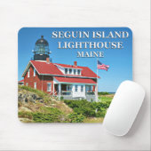 Seguin Island Lighthouse, Maine Mousepad Muismat (Met muis)