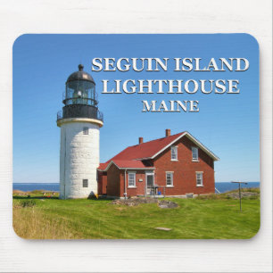 Seguin Island Lighthouse, Maine Mousepad Muismat