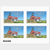 Seguin Island Lighthouse, Maine Stickers (Vel)