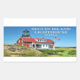 Seguin Island Lighthouse, Maine Stickers