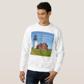 Seguin Island Lighthouse, Maine Sweatshirt (Voorkant volledig)