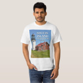 Seguin Island Lighthouse, Maine T-Shirt (Voorkant volledig)