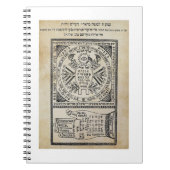 Ségula, Amulet. Sefer Shaar HaYechudim. Kabbalah Notitieboek (Voorkant)
