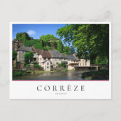 Segur-le-Chateau, dorp Corrèze, Frankrijk Briefkaart (Voorkant)