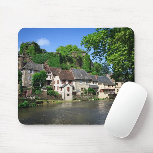 Segur-le-Chateau in Frankrijk mousepad Muismat (Met muis)